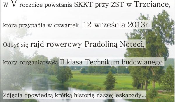 Rajd rowerowy Pradoliną Noteci