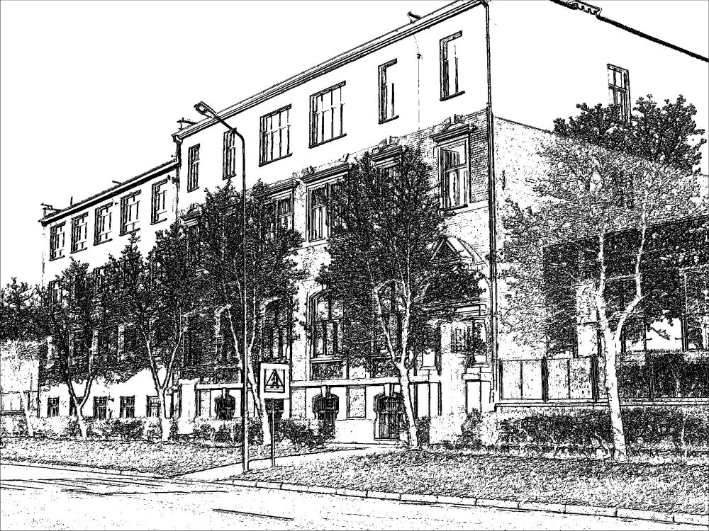budynek szkoły (grafika)