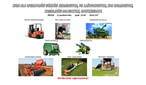 Kurs na operatorów wózków widłowych