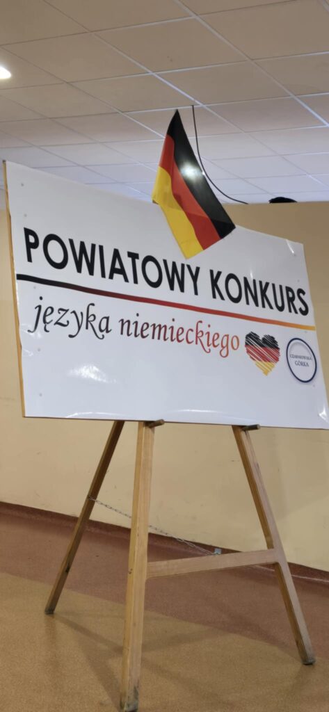 Pierwsze miejsce w Powiatowym Konkursie Języka Niemieckiego